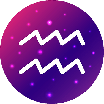 Aquarius sign illustration