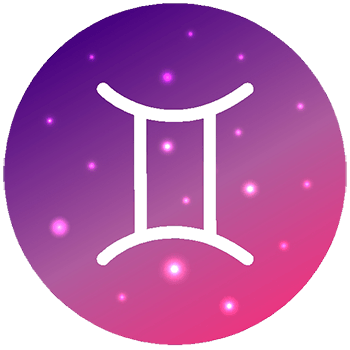 Gemini sign illustration