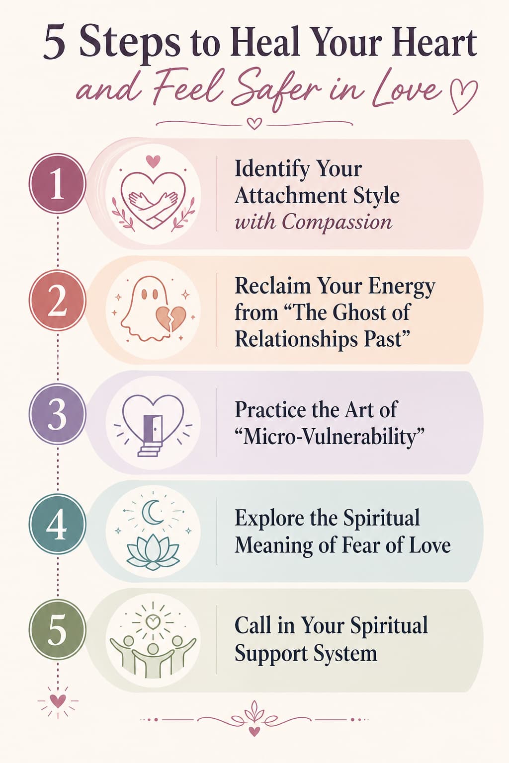 Heal your heart infographic
