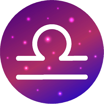 Libra sign illustration
