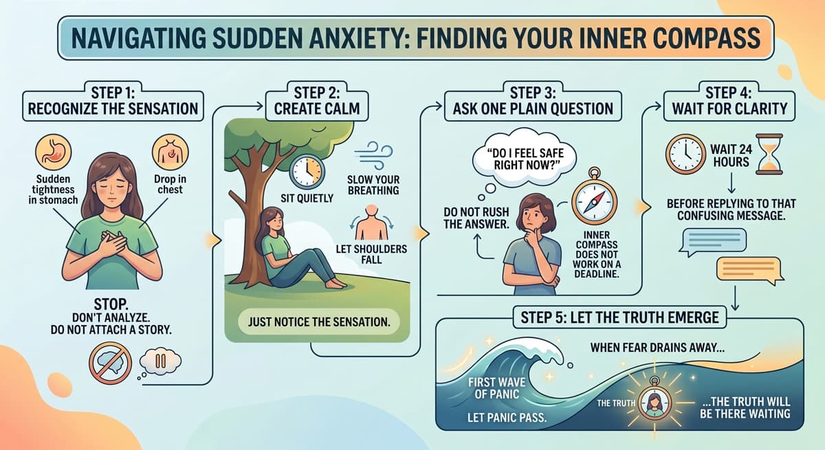 Navigating anxiety Infographic