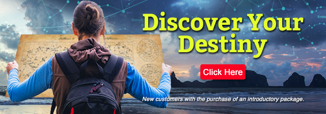 Discover your destiny. Ask a psychic one free question. New customers with the purchase of an introductory package. Click Here.