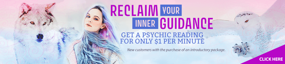 Psychic wisdom awaits you. One free questionpsychic reading. New customers with the purchase of an introductory package. Click Here.