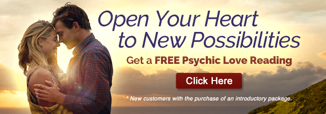 New possibilities. Free psychic love reading.  New customers with the purchase of an introductory package. Click Here